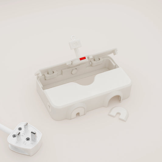 28mm Deep Double Socket Cover