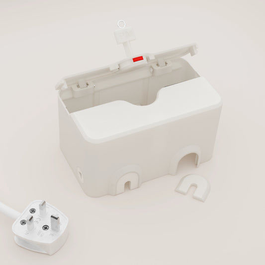 80mm Deep Double Socket Cover