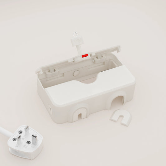 38mm Deep Double Socket Cover