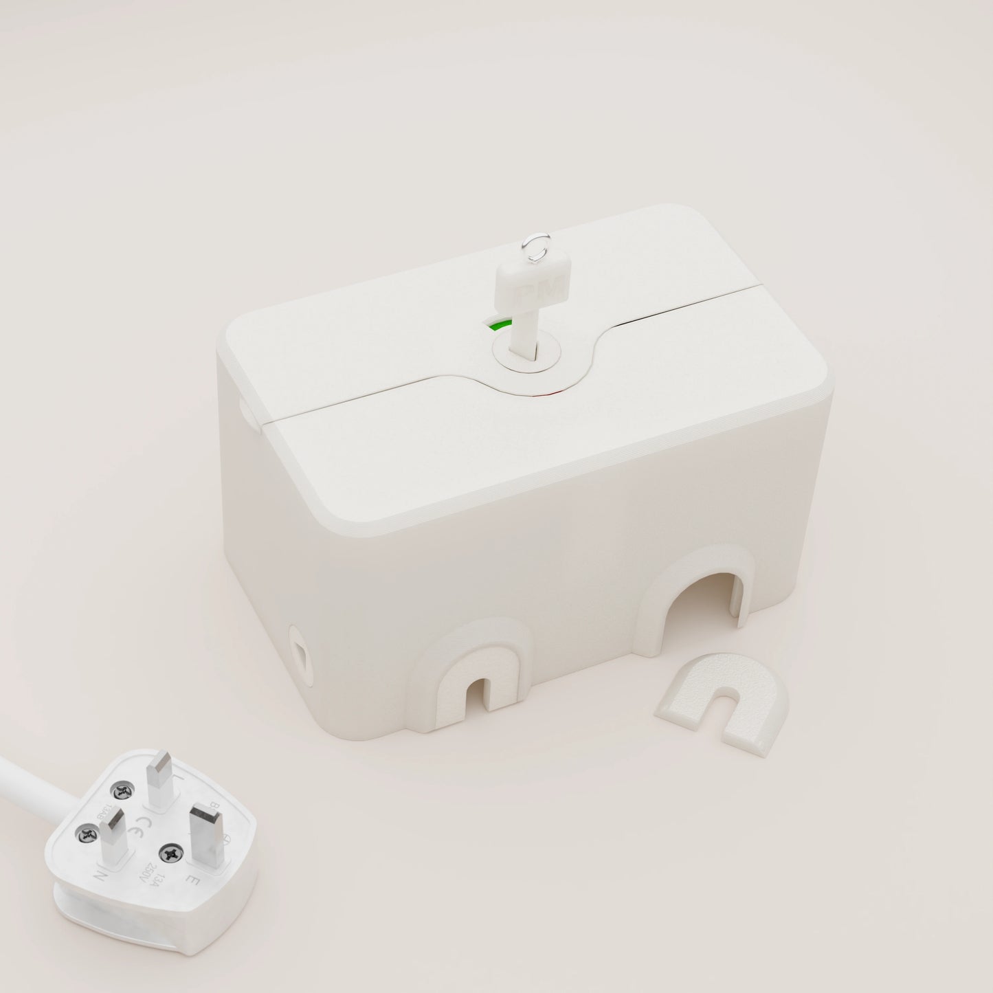 80mm Deep Double Socket Cover