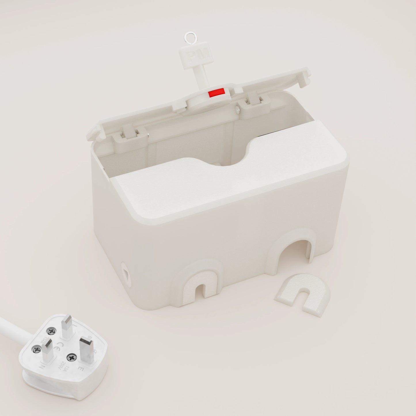 80mm Deep Double Socket Cover