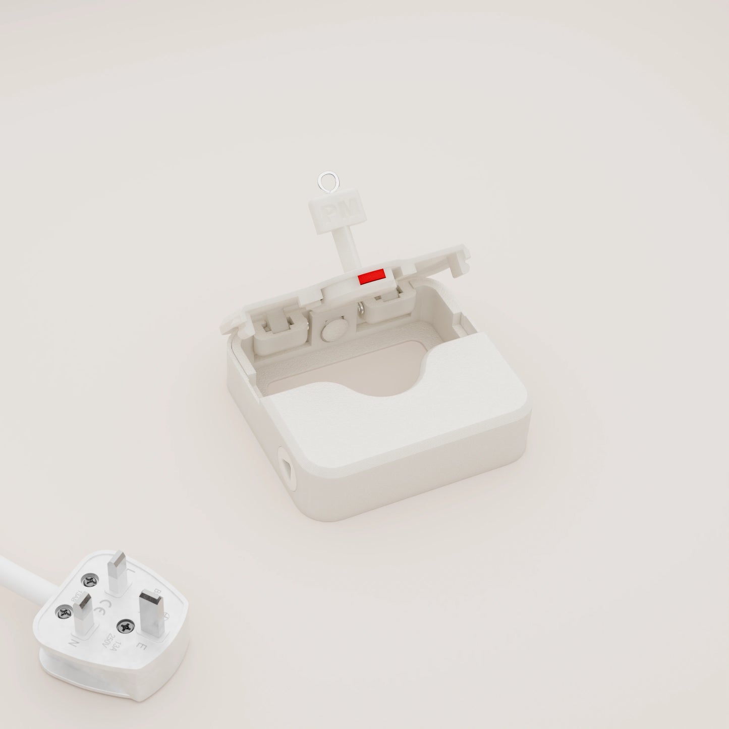 Fused Spur / Single Light Switch Cover