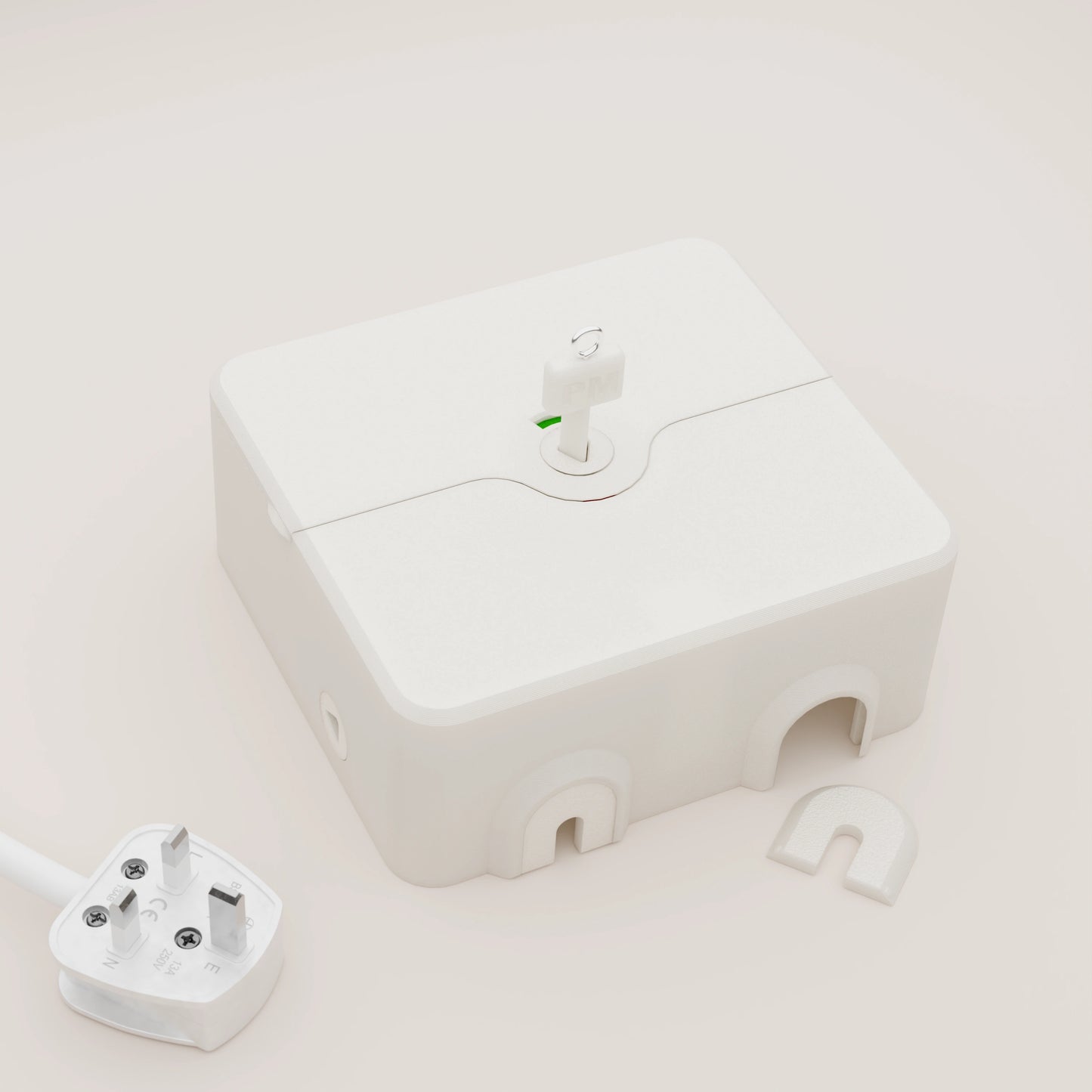 Oversized 58mm Double Socket Cover