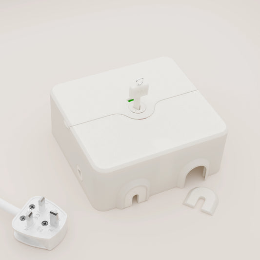 Oversized 58mm Double Socket Cover