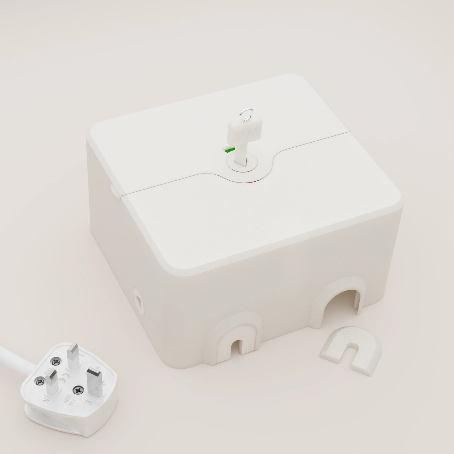 Oversized 80mm Double Socket Cover