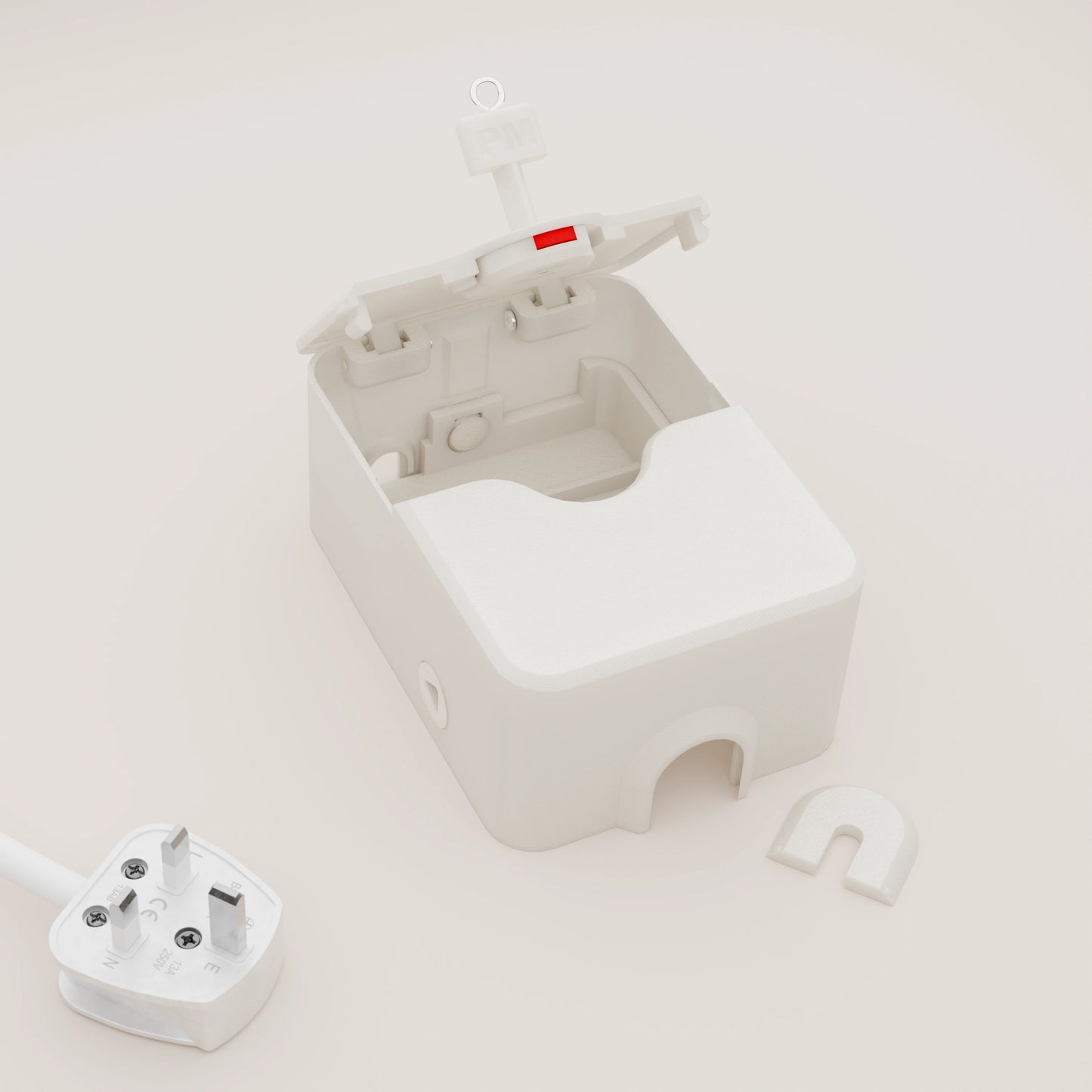 Oversized 58mm Single Socket Cover