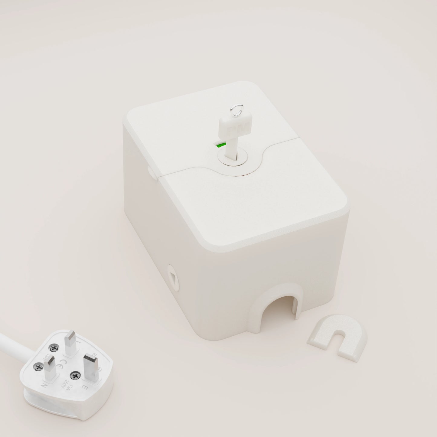 Oversized 80mm Single Socket Cover